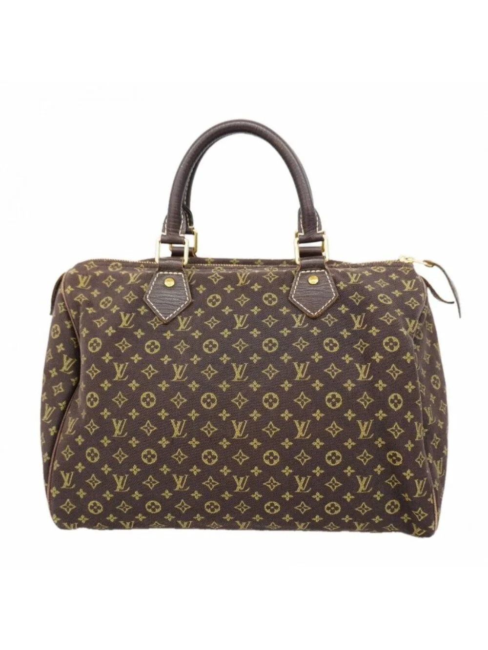 Louis Vuitton Handbag Monogram Mini Lin Speedy 30 Ebene